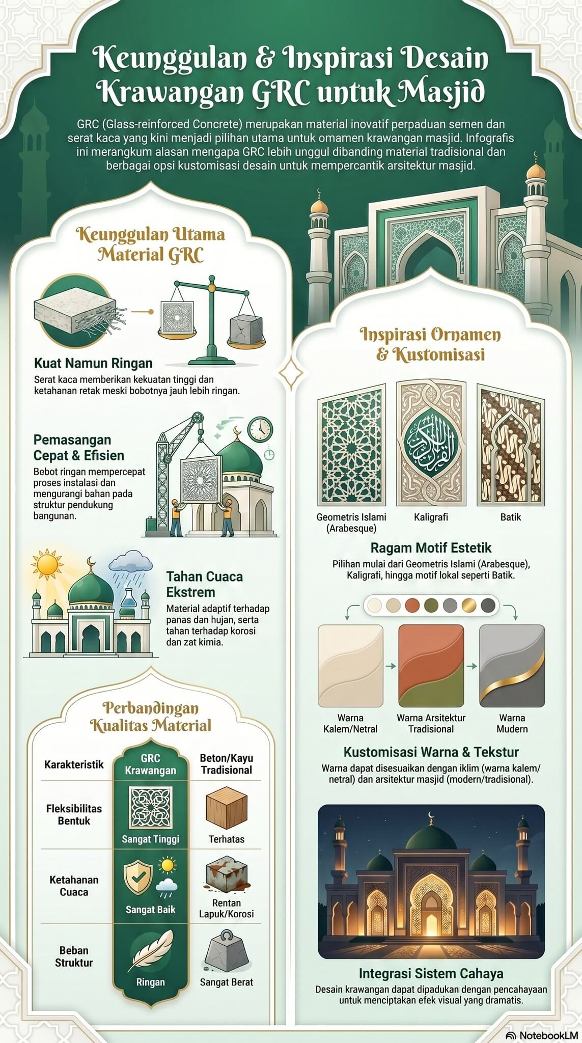 Ornamen Krawangan GRC
